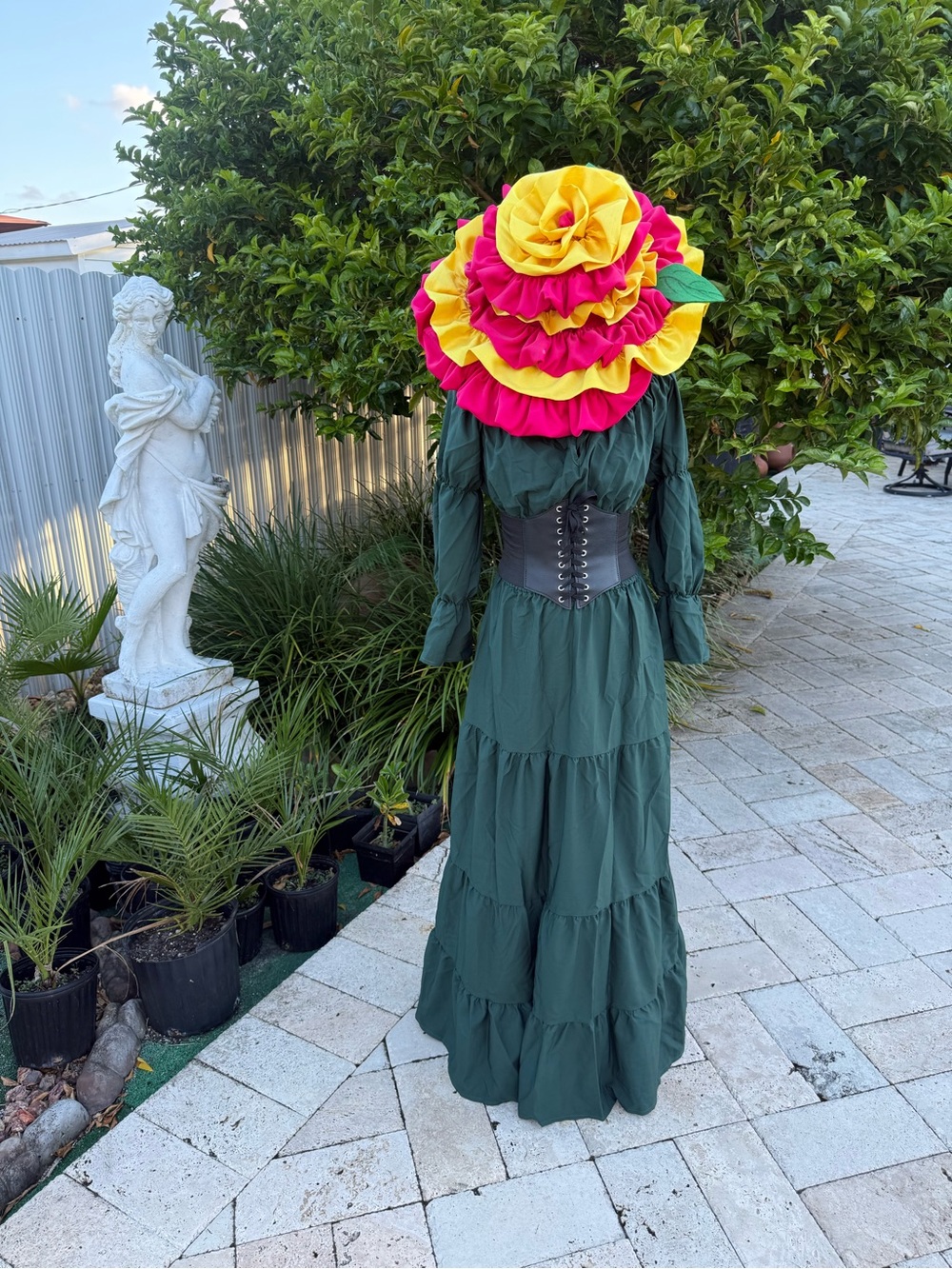 🌸 Whimsical Renaissance / Flower Costume Set 🌸 - Picture 4 of 9